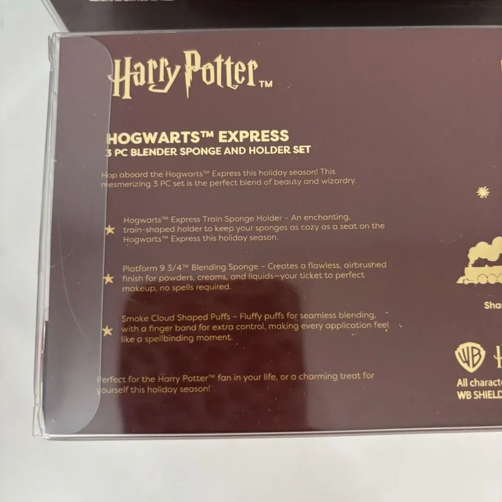 Harry Potter x Profusion Hogwarts Express Blender Sponge Setting Spray Lip Oil